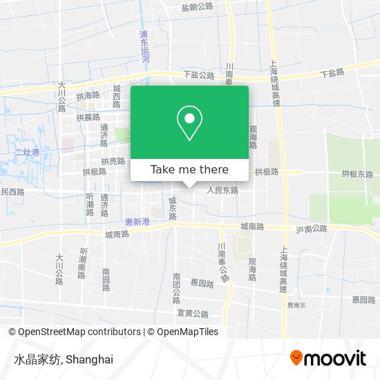 水晶家纺 map