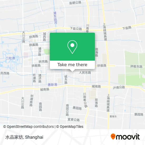 水晶家纺 map