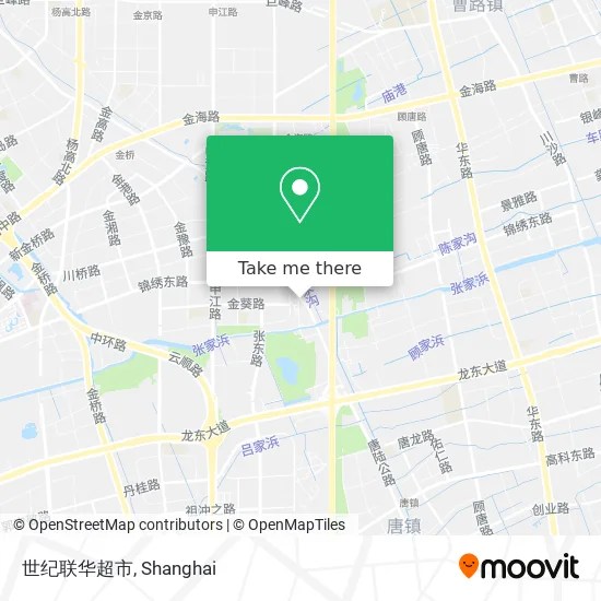 世纪联华超市 map