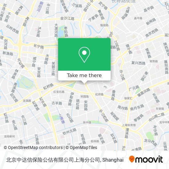 北京中达信保险公估有限公司上海分公司 map