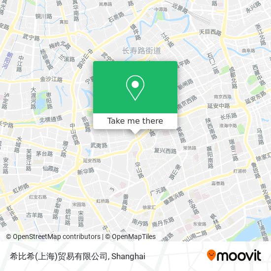 希比希(上海)贸易有限公司 map