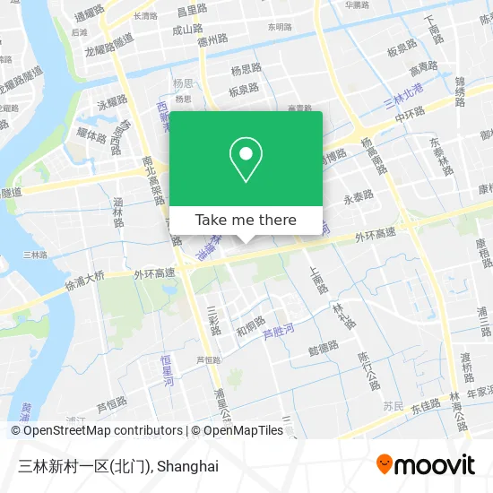 三林新村一区(北门) map