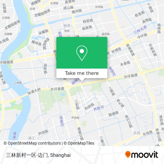 三林新村一区-边门 map