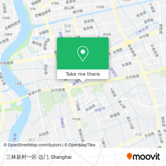 三林新村一区-边门 map
