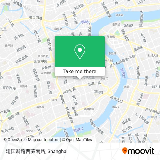 建国新路西藏南路 map