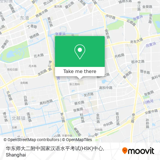 华东师大二附中国家汉语水平考试(HSK)中心 map