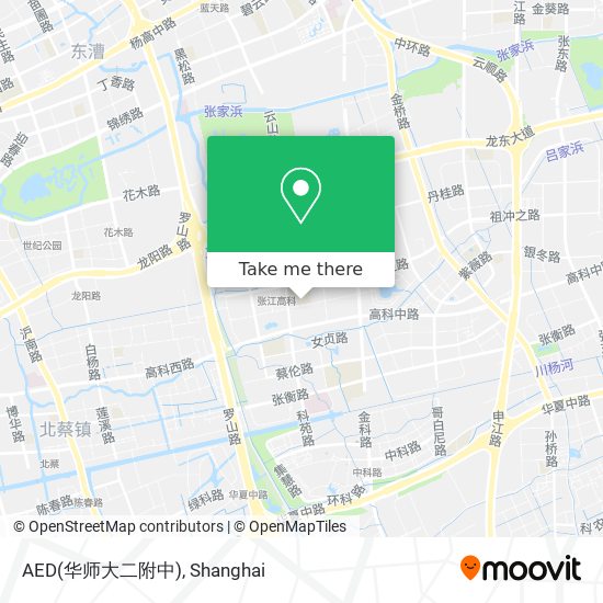 AED(华师大二附中) map