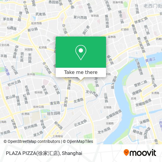 PLAZA PIZZA(徐家汇店) map