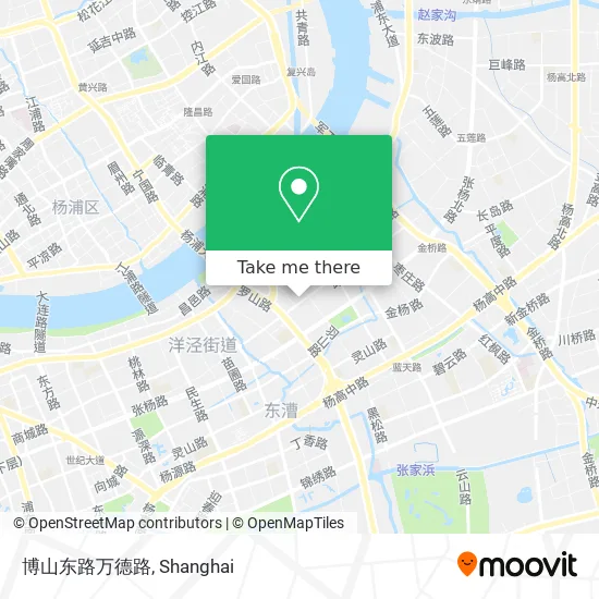 博山东路万德路 map