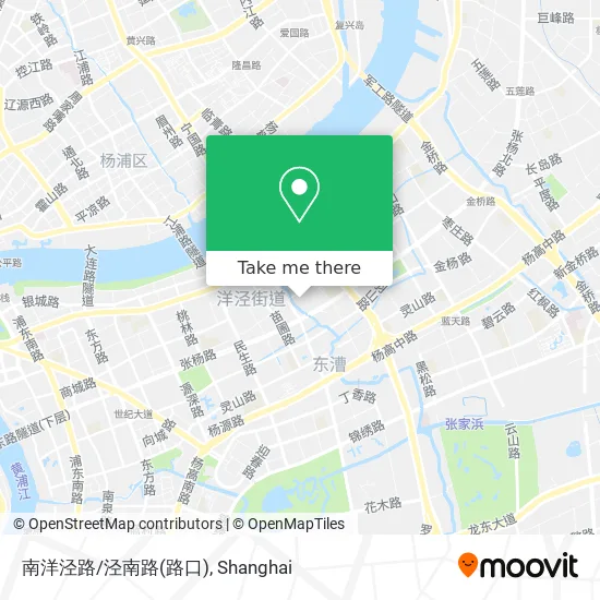 南洋泾路/泾南路(路口) map