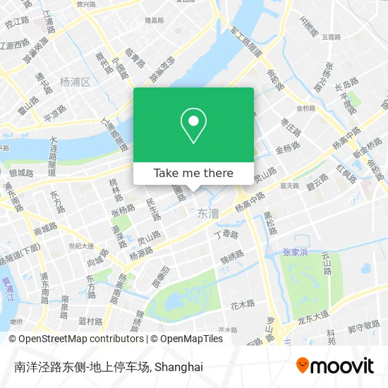 南洋泾路东侧-地上停车场 map