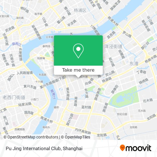 Pu Jing International Club map