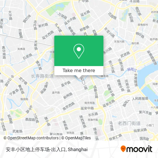 安丰小区地上停车场-出入口 map