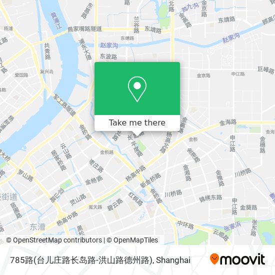 785路(台儿庄路长岛路-洪山路德州路) map
