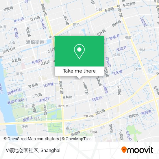 V领地创客社区 map