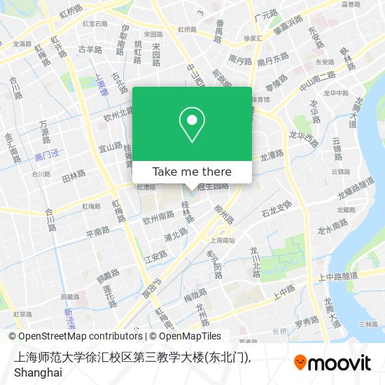 上海师范大学徐汇校区第三教学大楼(东北门) map