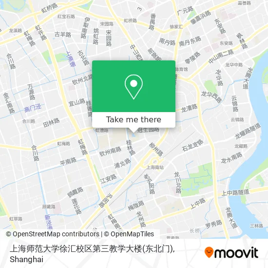 上海师范大学徐汇校区第三教学大楼(东北门) map