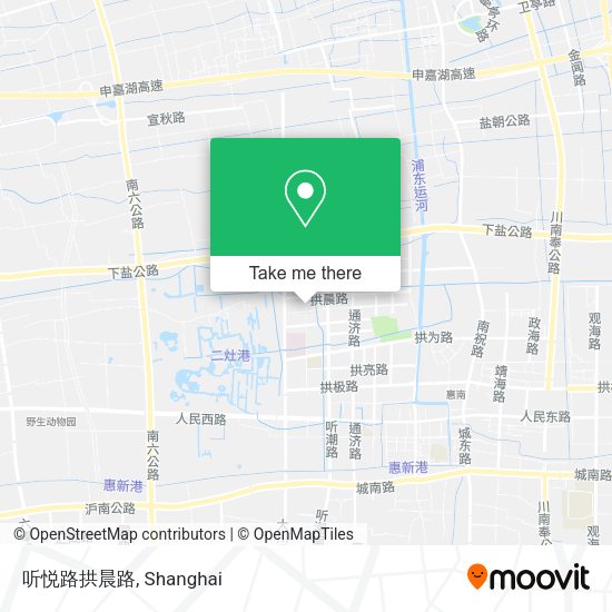听悦路拱晨路 map