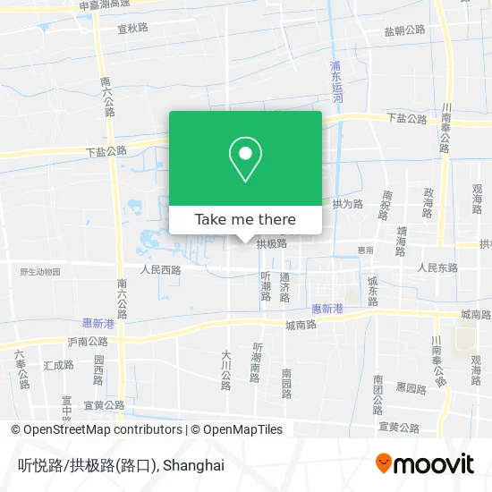 听悦路/拱极路(路口) map