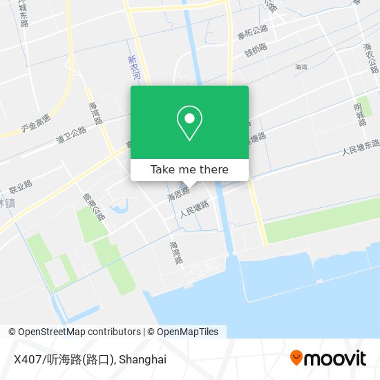 X407/听海路(路口) map