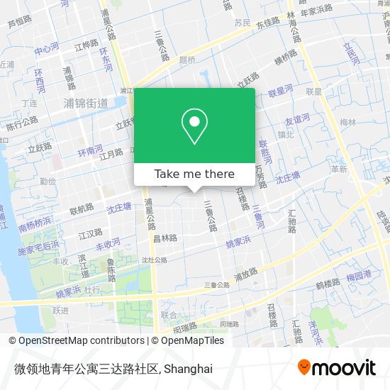 微领地青年公寓三达路社区 map