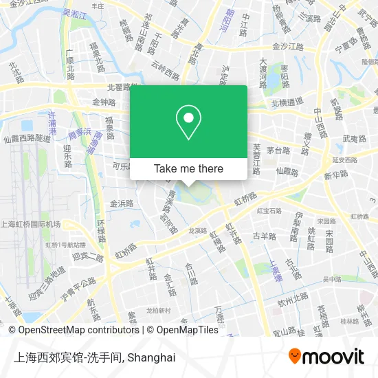 上海西郊宾馆-洗手间 map