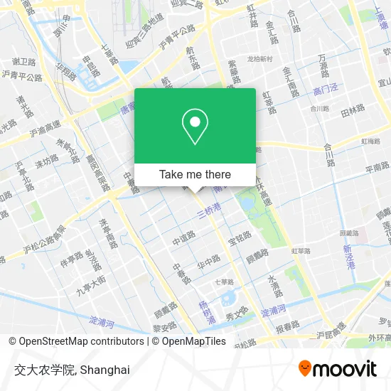 交大农学院 map