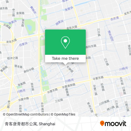 青客唐青都市公寓 map
