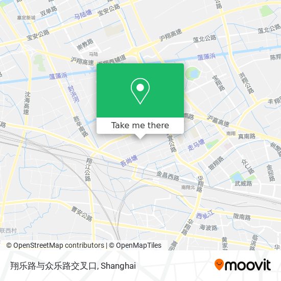 翔乐路与众乐路交叉口 map