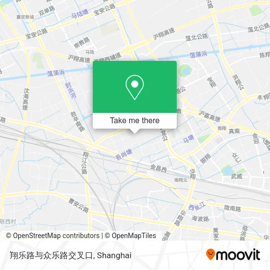 翔乐路与众乐路交叉口 map