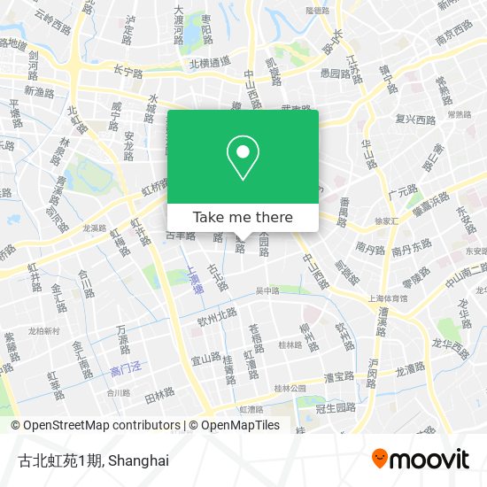 古北虹苑1期 map