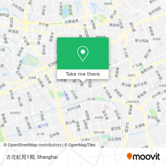 古北虹苑1期 map