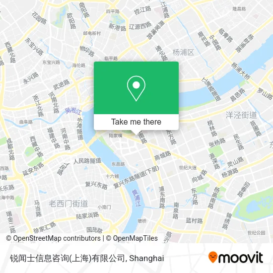 锐闻士信息咨询(上海)有限公司 map