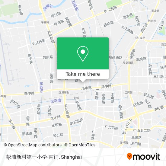 彭浦新村第一小学-南门 map
