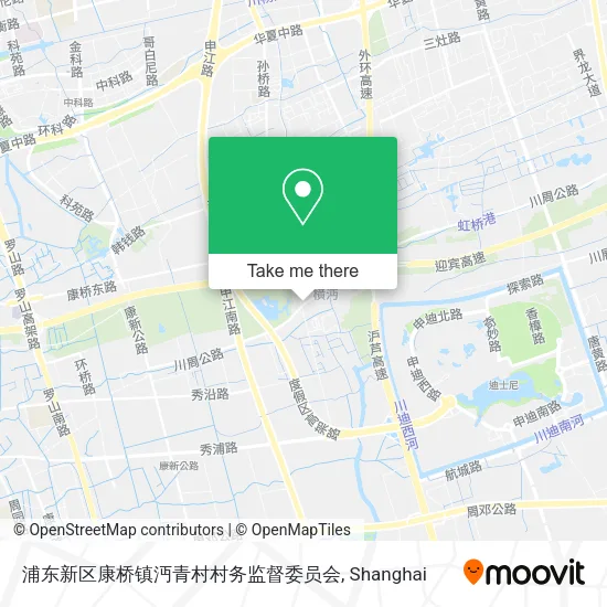 浦东新区康桥镇沔青村村务监督委员会 map
