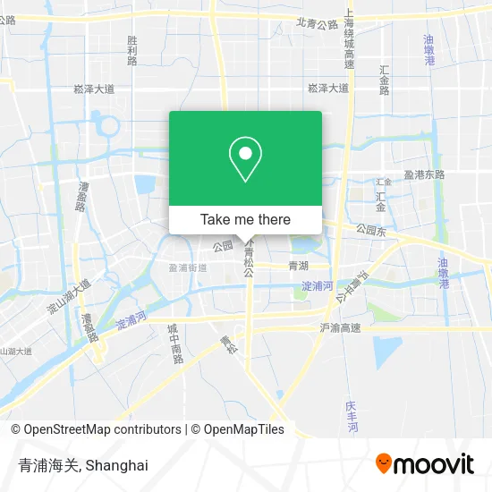 青浦海关 map