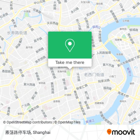 雁荡路停车场 map