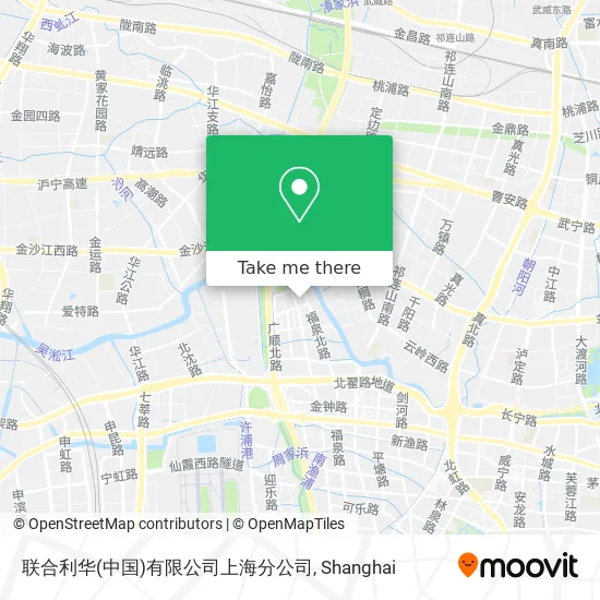 联合利华(中国)有限公司上海分公司 map