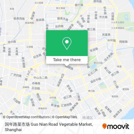 国年路菜市场 Guo Nian Road Vegetable Market map