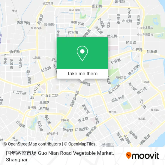 国年路菜市场 Guo Nian Road Vegetable Market map