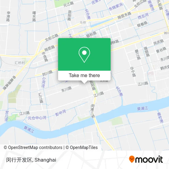 闵行开发区 map
