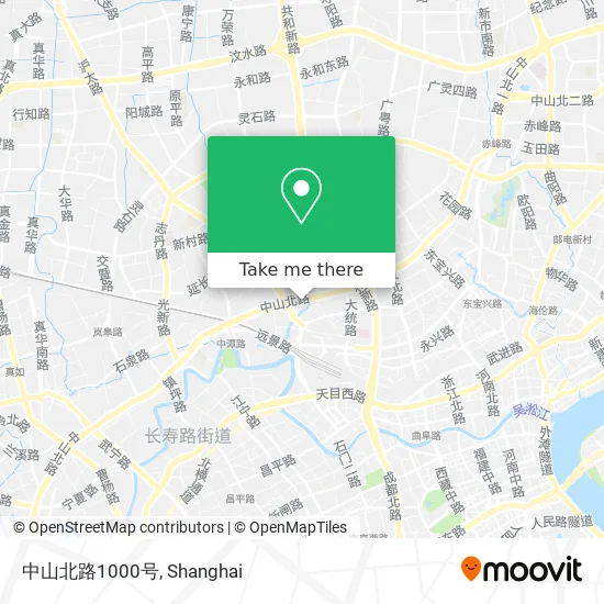 中山北路1000号 map