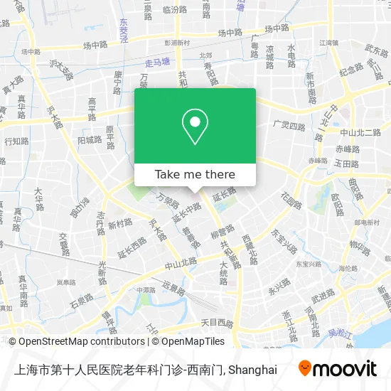 上海市第十人民医院老年科门诊-西南门 map