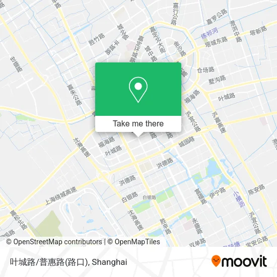 叶城路/普惠路(路口) map