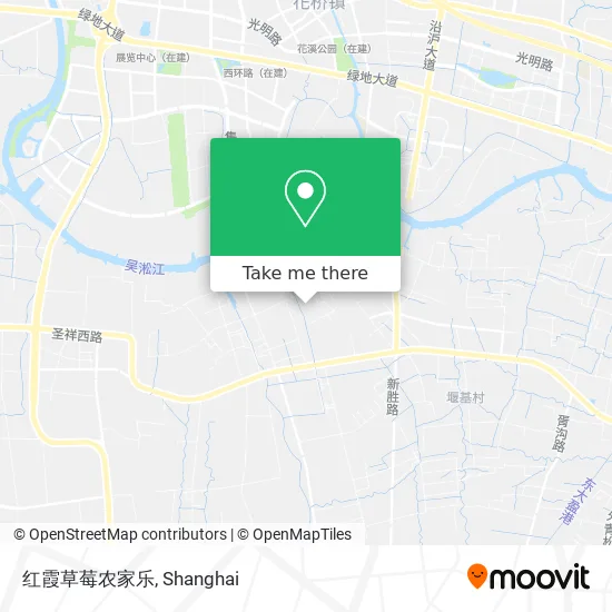 红霞草莓农家乐 map
