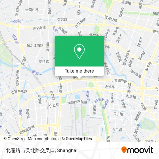 北翟路与吴北路交叉口 map