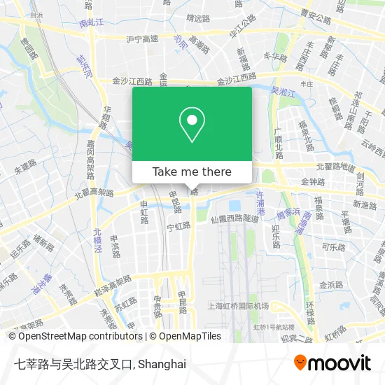 七莘路与吴北路交叉口 map