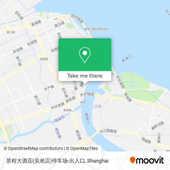 景程大酒店(吴淞店)停车场-出入口 map