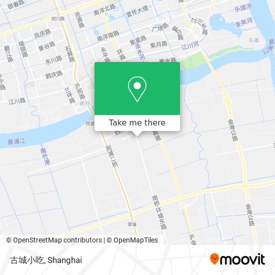 古城小吃 map