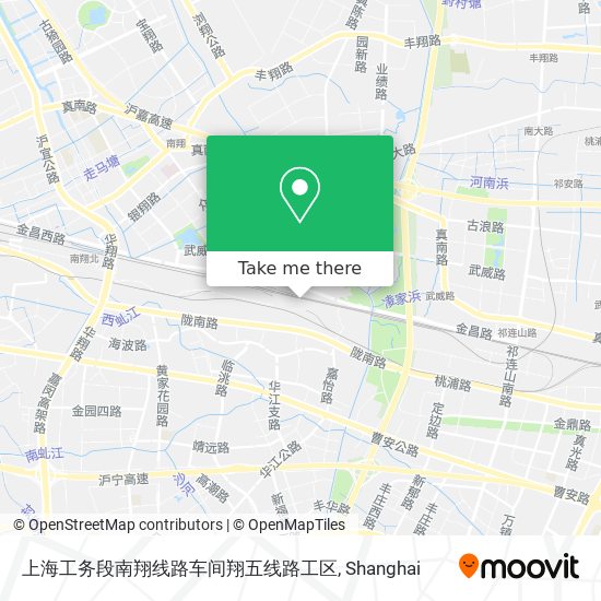 上海工务段南翔线路车间翔五线路工区 map